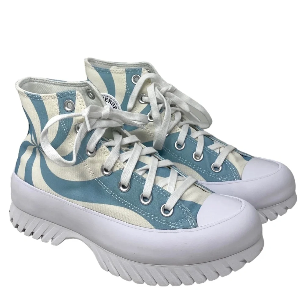 Converse Ctas Lugged 2.0 Shoes Skate Canvas Blue Candy Women Casual A10021C